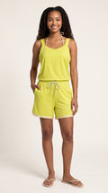Combishort Saona Citron Vert porté, vue face