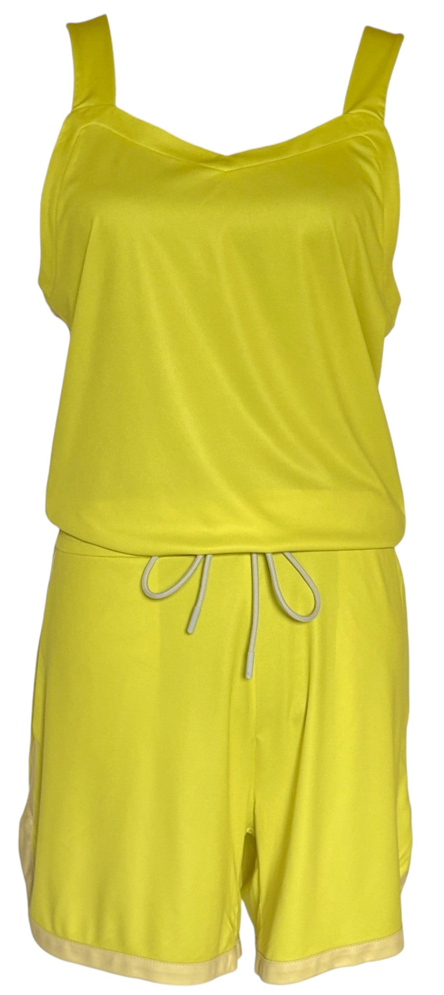 Combishort Saona Citron Vert à plat, vue face