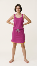 Robe Phuket Fuchsia portée, vue face