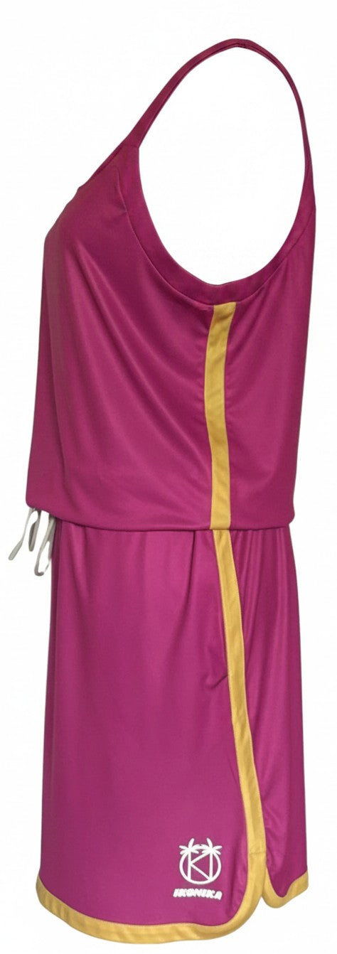 Robe Phuket Fuchsia, détail logo