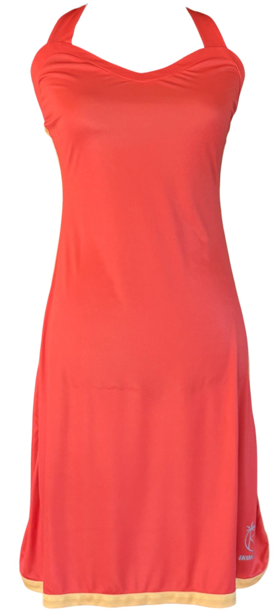 Robe Fidji Orange à plat, vue face