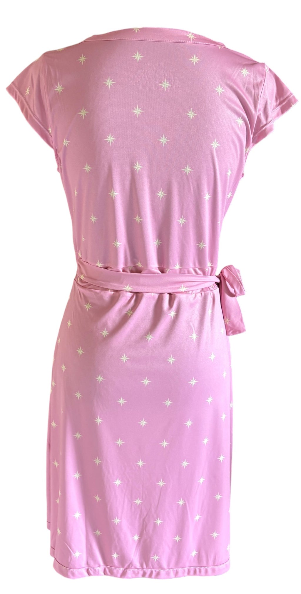 Robe Maui Saumon Étoiles à plat, vue dos